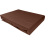 Постельное белье шоколадного цвета из премиального хлопка - сатина